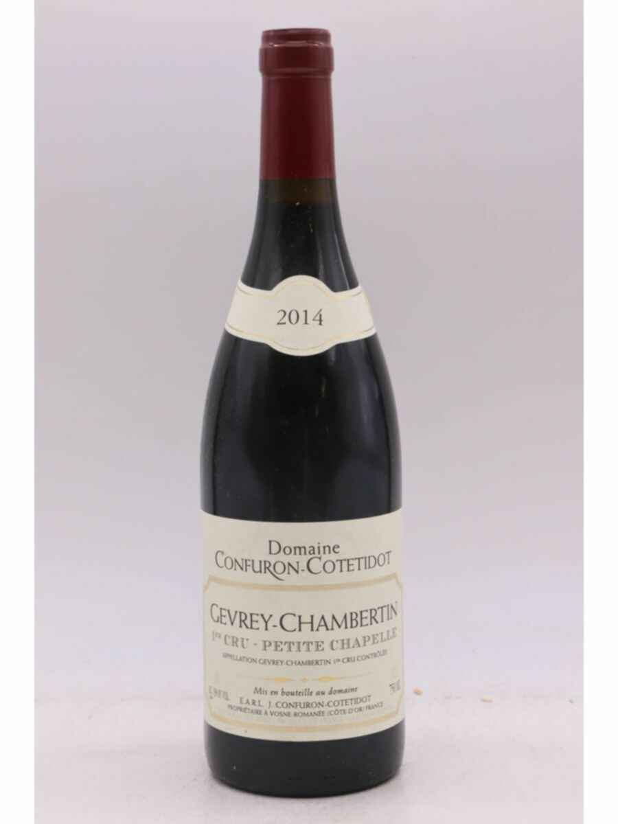 Confuron Cotetidot Gevrey Chambertin Petite Chapelle 1er Cru 2014