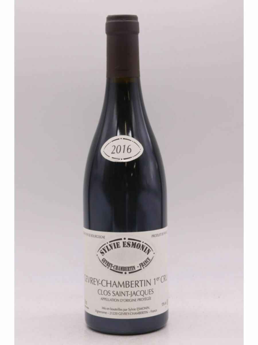 Sylvie Esmonin Gevrey Chambertin Clos St Jacques 1er Cru 2016