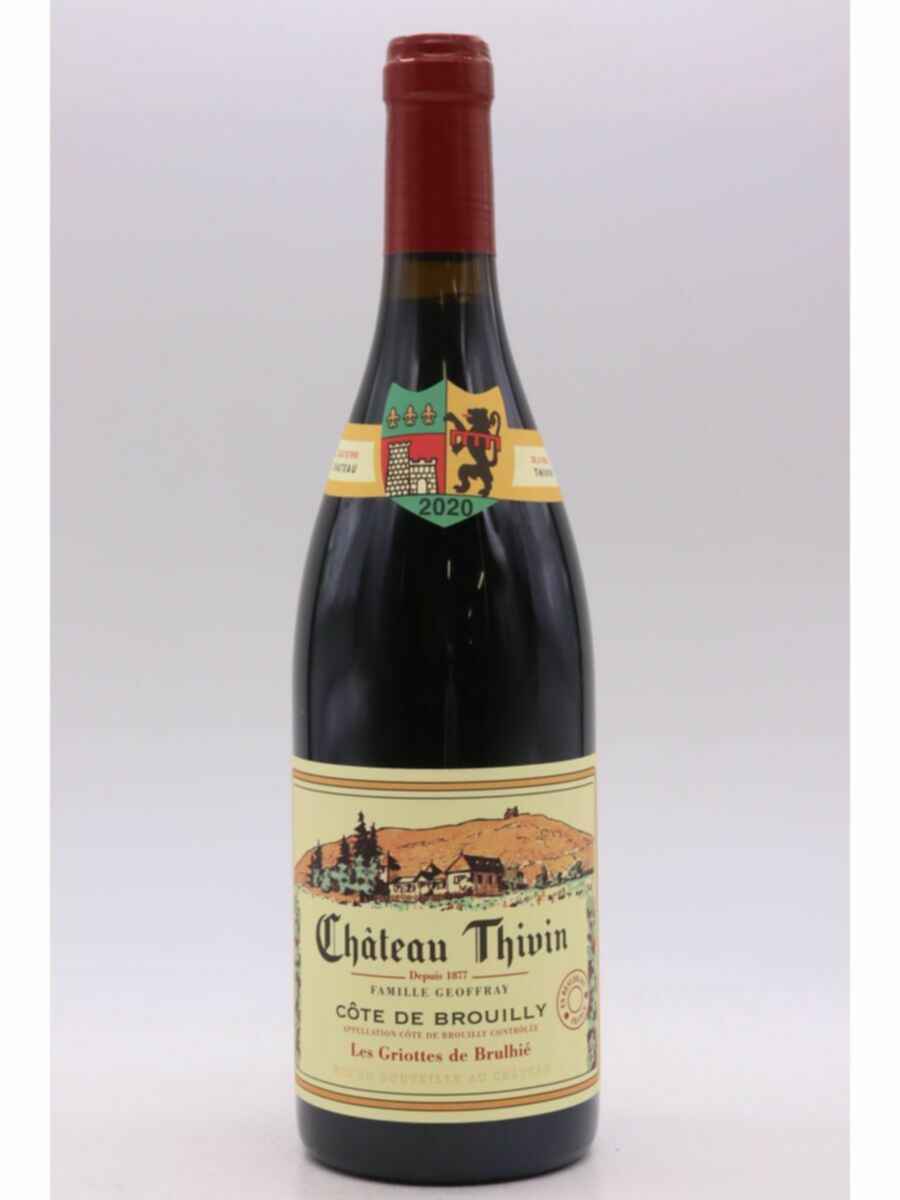 Chateau Thivin Cote De Brouilly Griottes De Brulhie, 2020