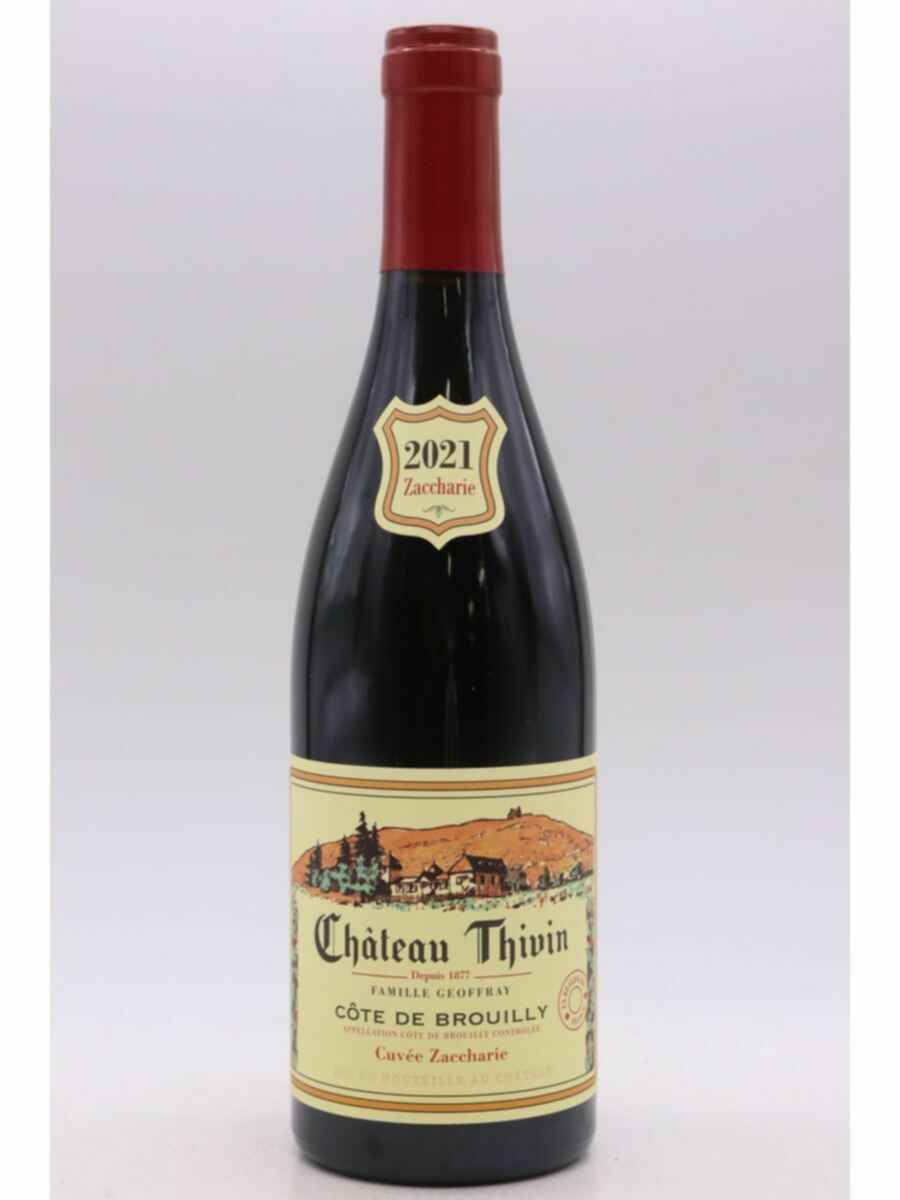 Chateau Thivin Cotes De Brouilly Cuvee Zaccharie, 2021