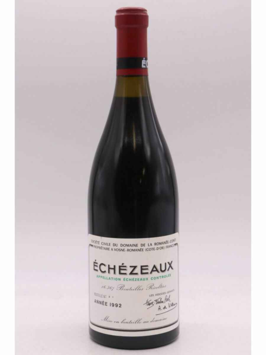 De La Romanee Conti Echezeaux Grand Cru 1992