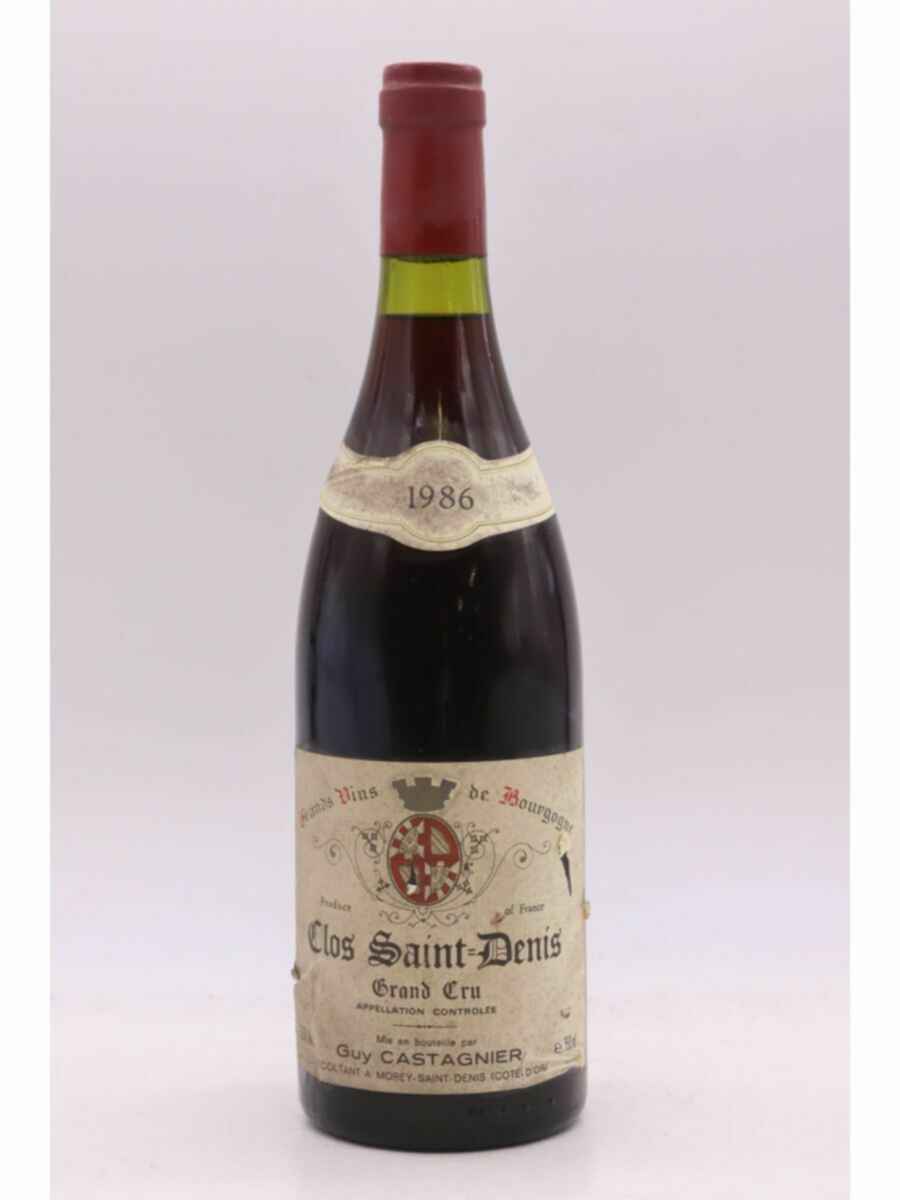 Guy Castagnier Clos Saint Denis Grand Cru 1986