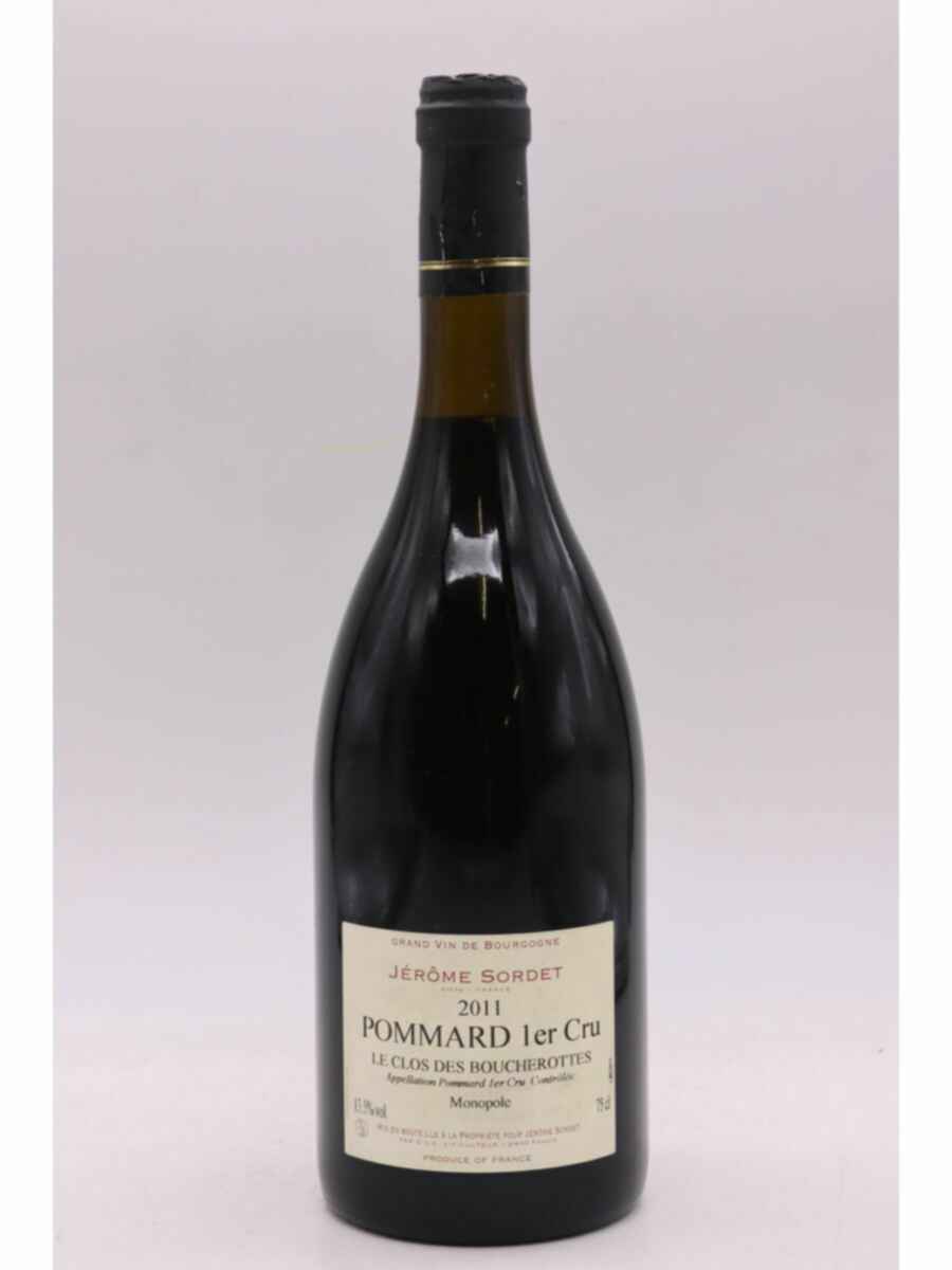 Jerome Sordet Pommard 1er Cru Le Clos Des Boucherottes 2011