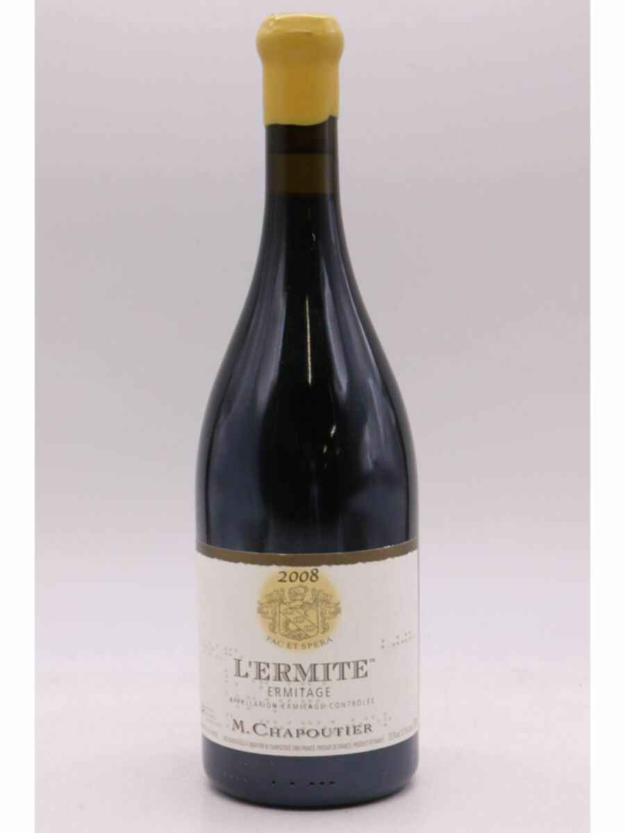 M.chapoutier L'ermite Ermitage Rouge 2008