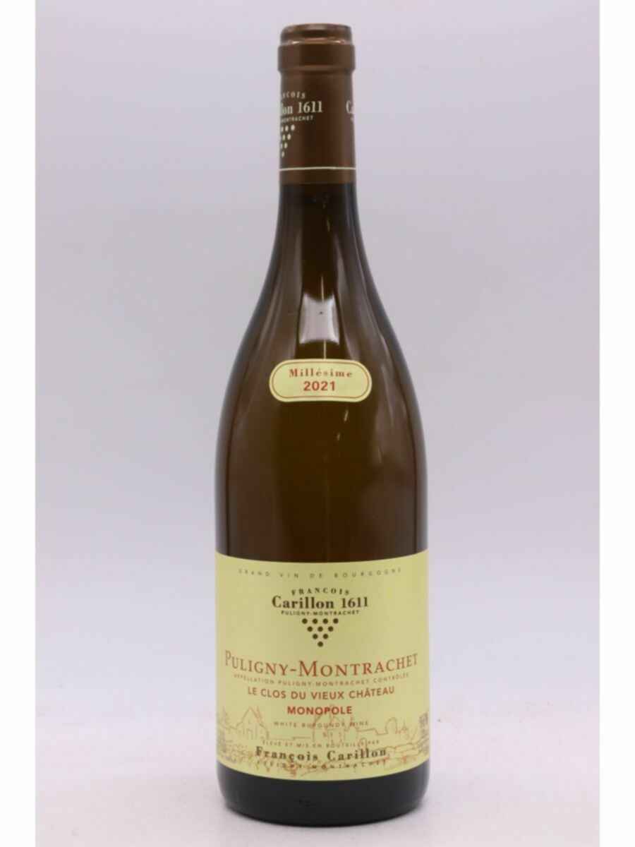 Francois Carillon Puligny Montrachet Le Clos Du Vieux Chateau 2021