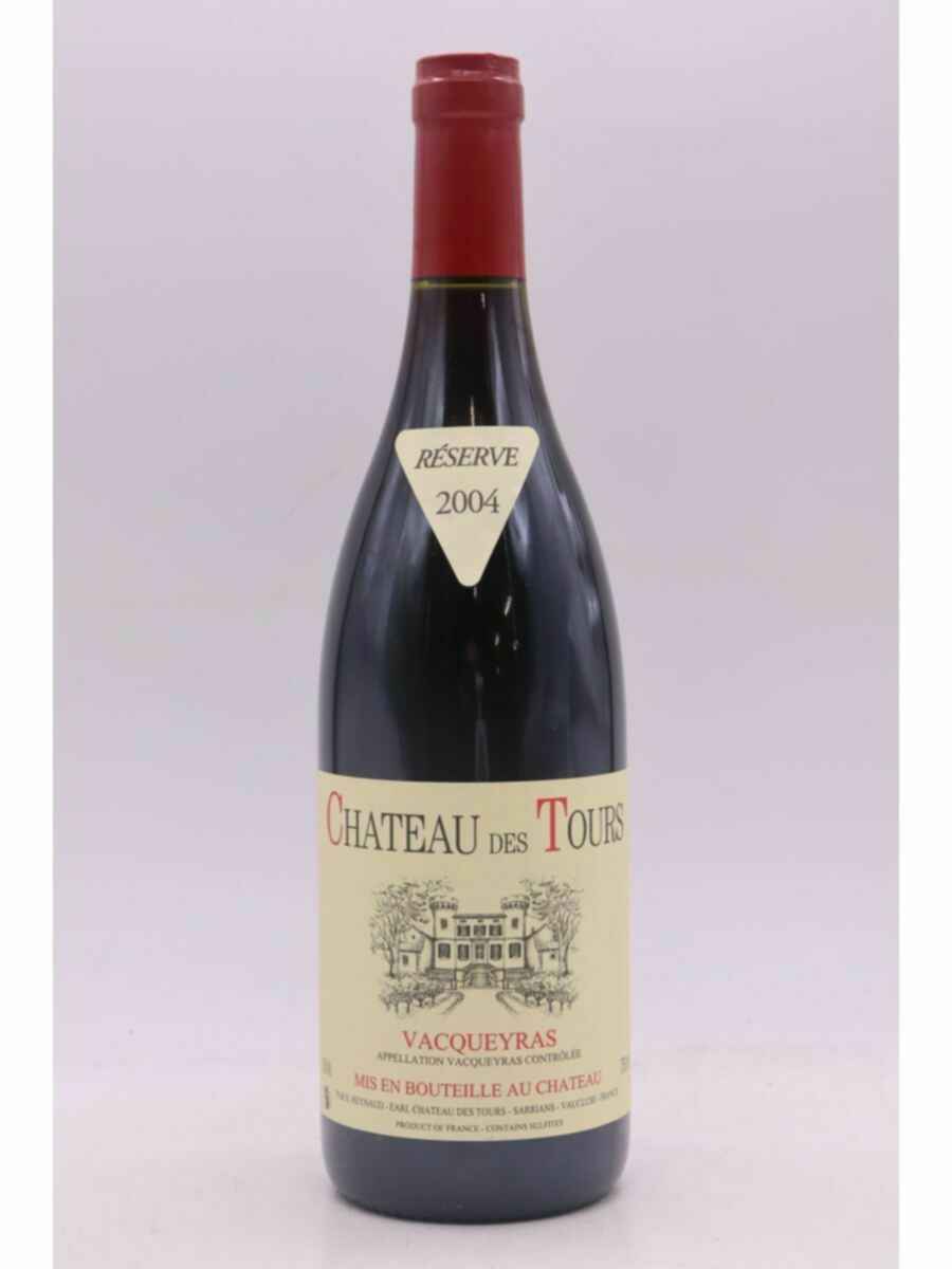 Rayas Chateau Des Tours Vacqueyras Rouge 2004