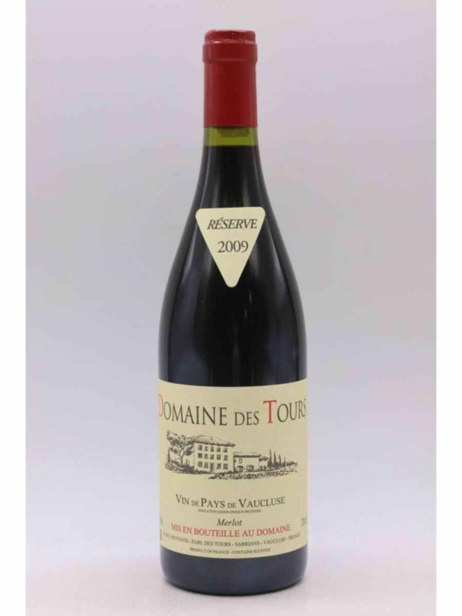 Rayas Domaine Des Tours  Vaucluse Merlot Reserve 2009