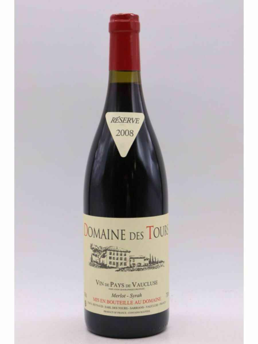 Rayas Domaine Des Tours Vaucluse Merlot-syrah Reserve 2008