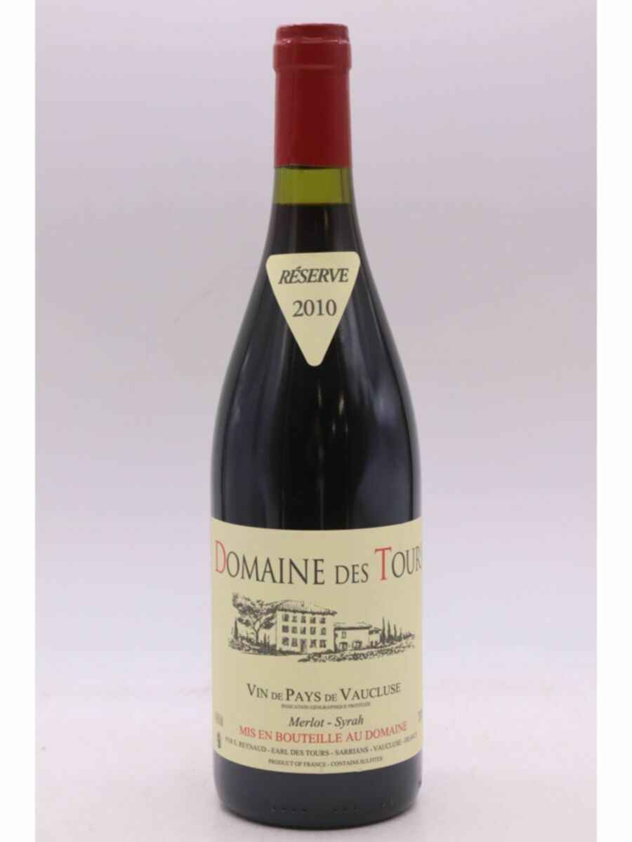 Rayas Domaine Des Tours Vaucluse Merlot-syrah Reserve 2010