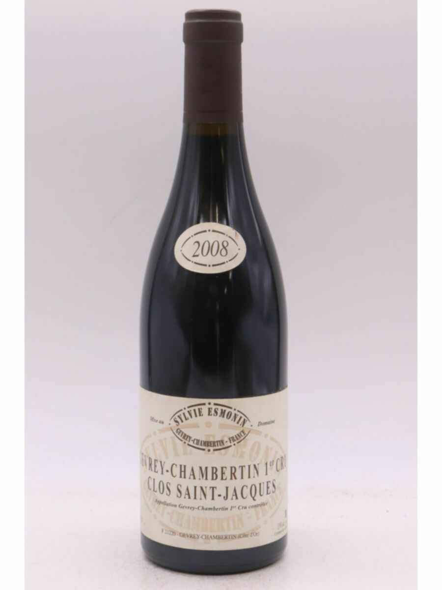 Sylvie Esmonin Gevrey Chambertin Clos St Jacques 1er Cru 2008