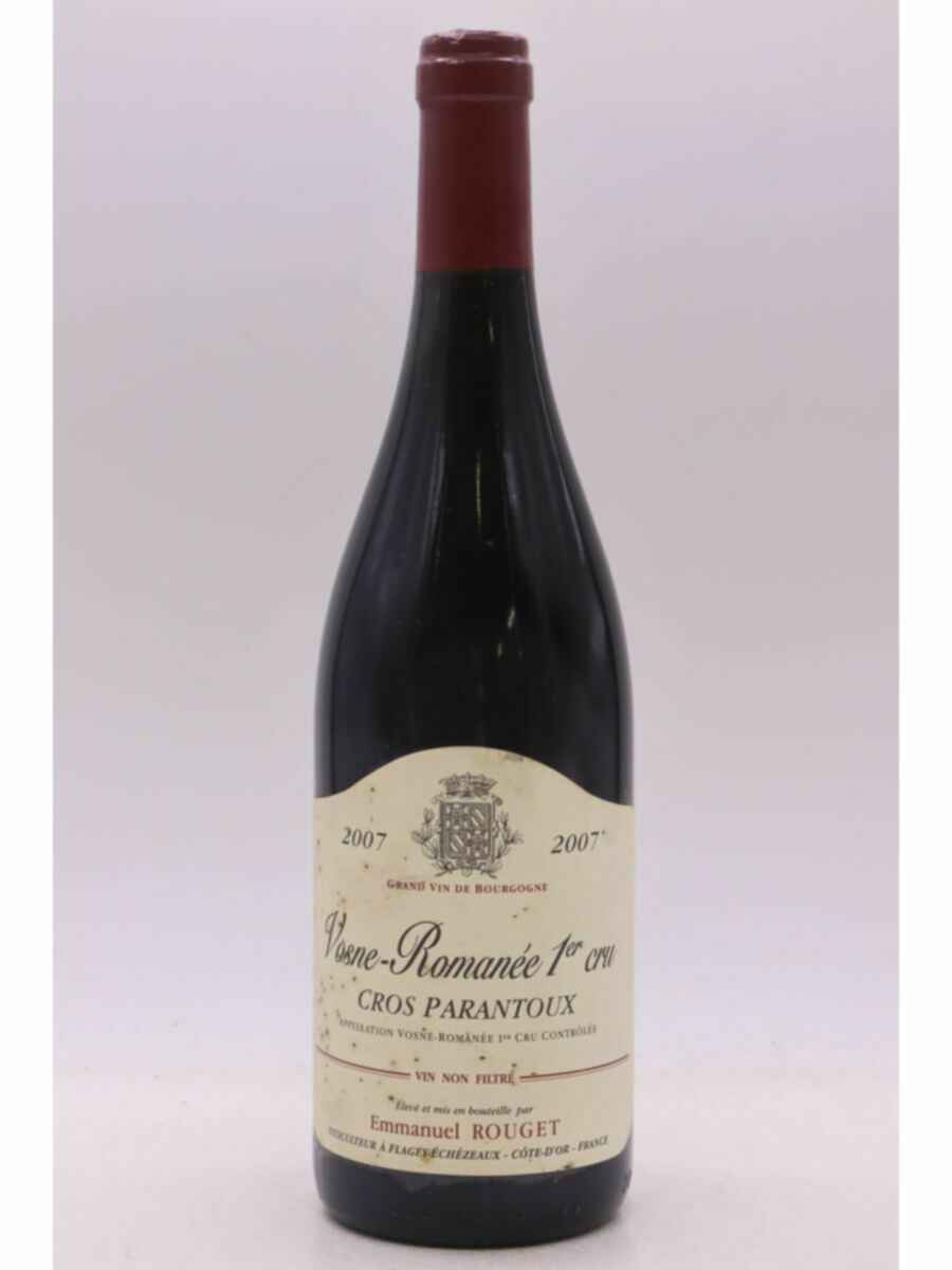 Emmanuel Rouget Vosne Romanee Cros Parantoux 1er Cru 2007