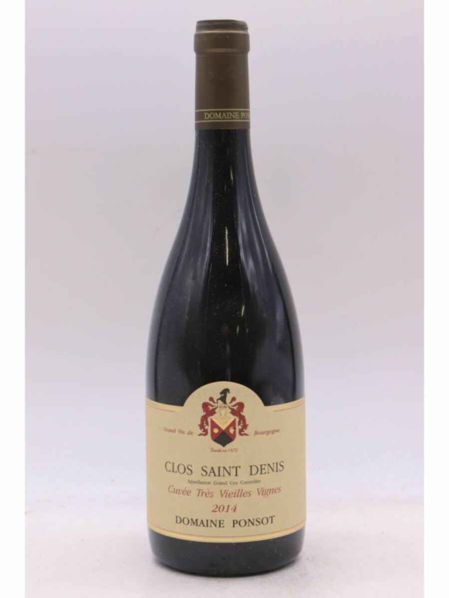 Ponsot Clos St Denis Cuvee Tres Vieilles Vignes Grand Cru 2014