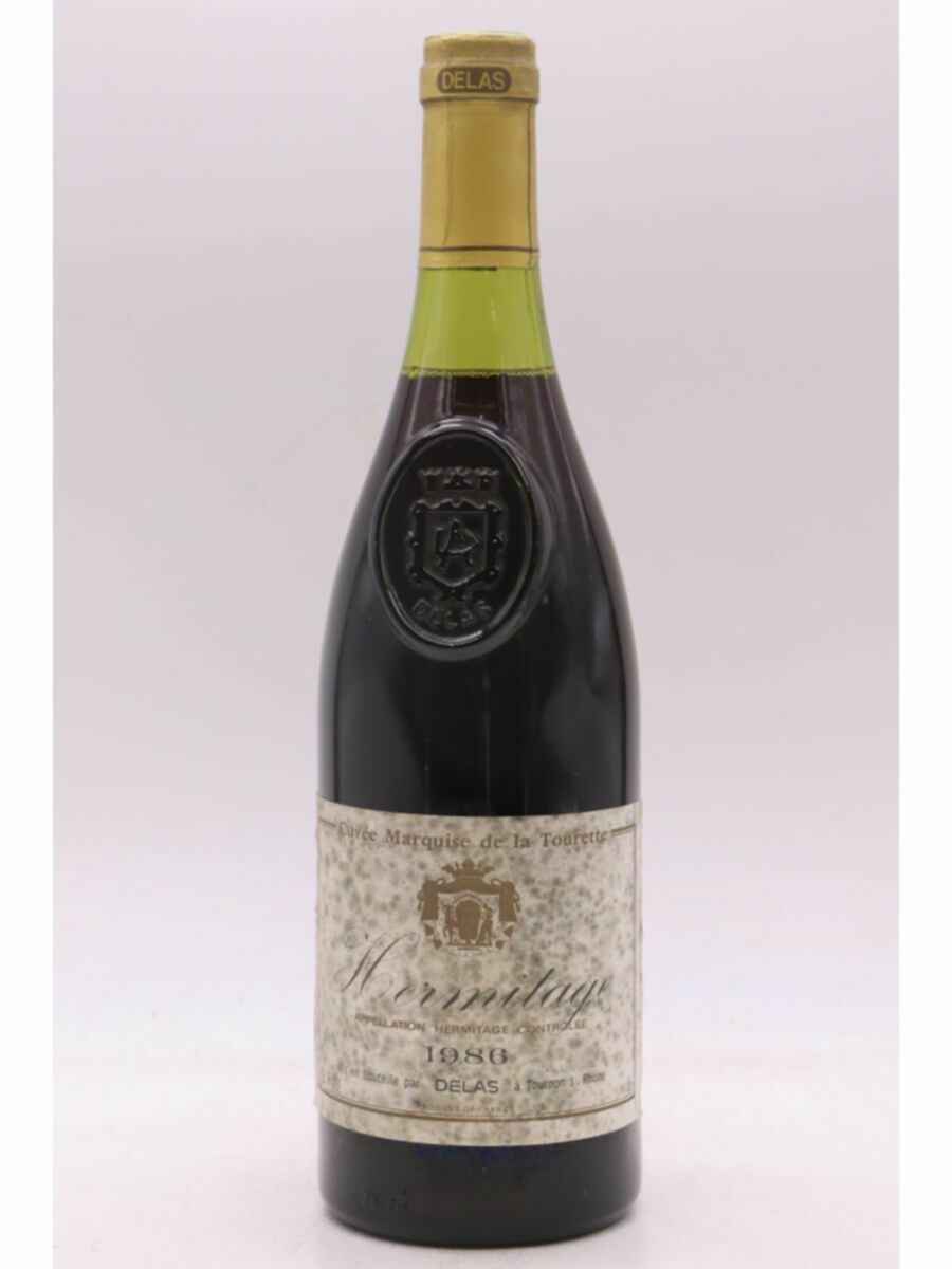 Delas Hermitage Rouge Delas Marquise De La Tourette 1986