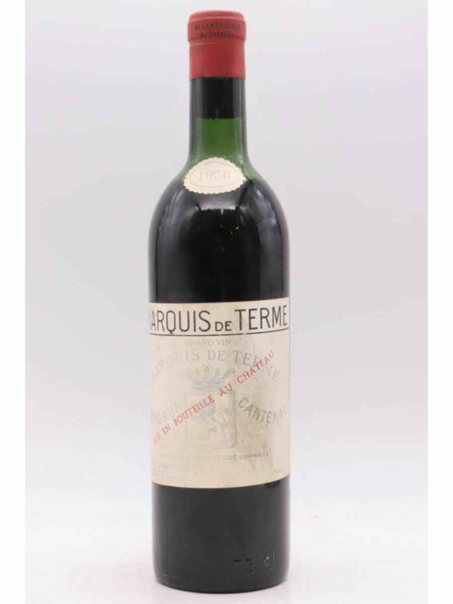 Chateau Marquis De Terme 1958