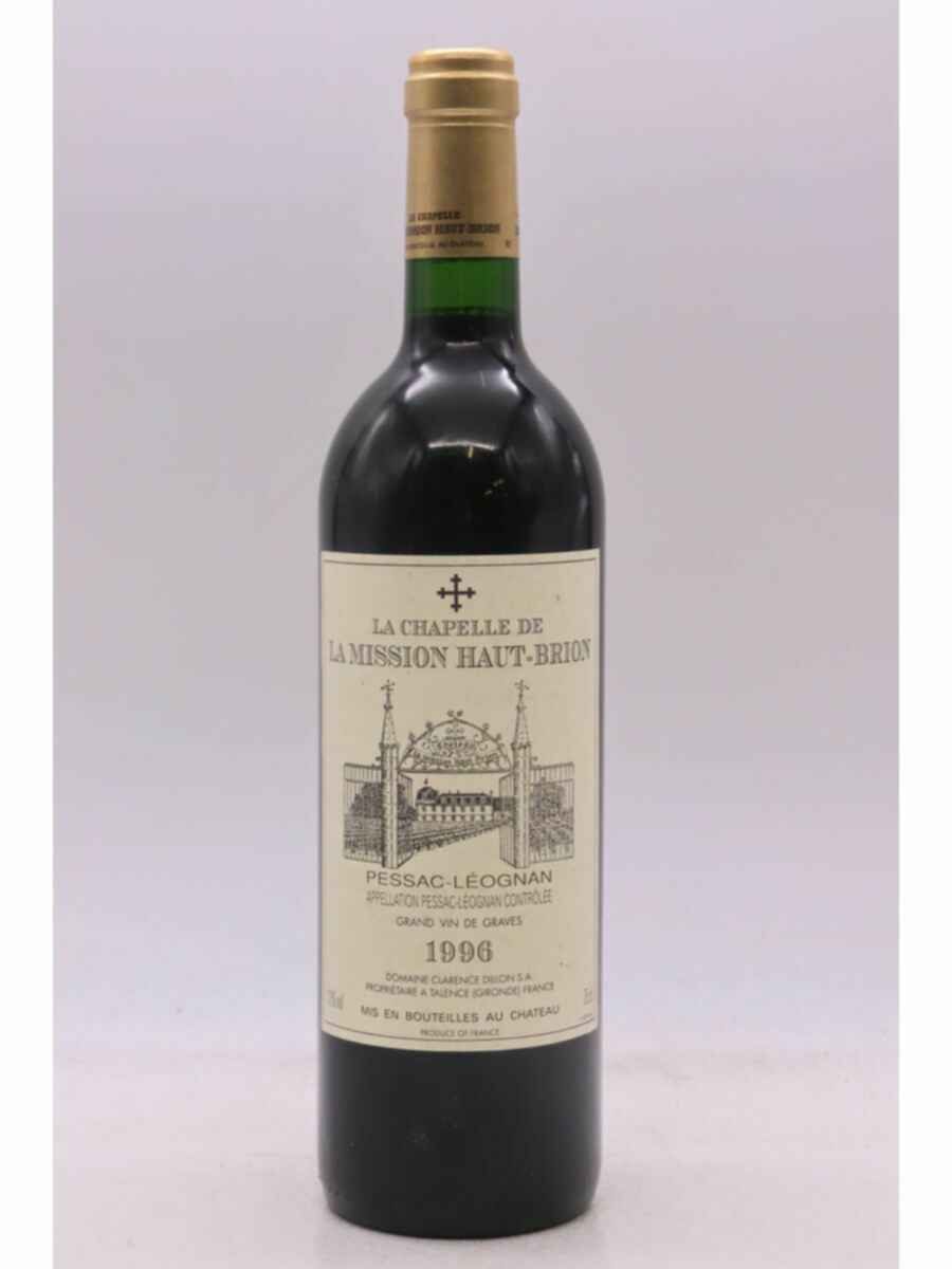 Chateau La Mission Haut Brion La Chapelle De La Mission Haut Brion 1996