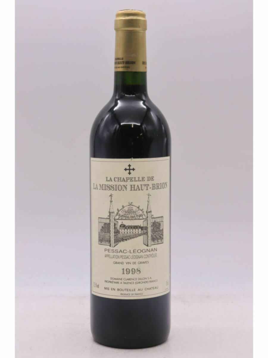 Chateau La Mission Haut Brion La Chapelle De La Mission Haut Brion 1998