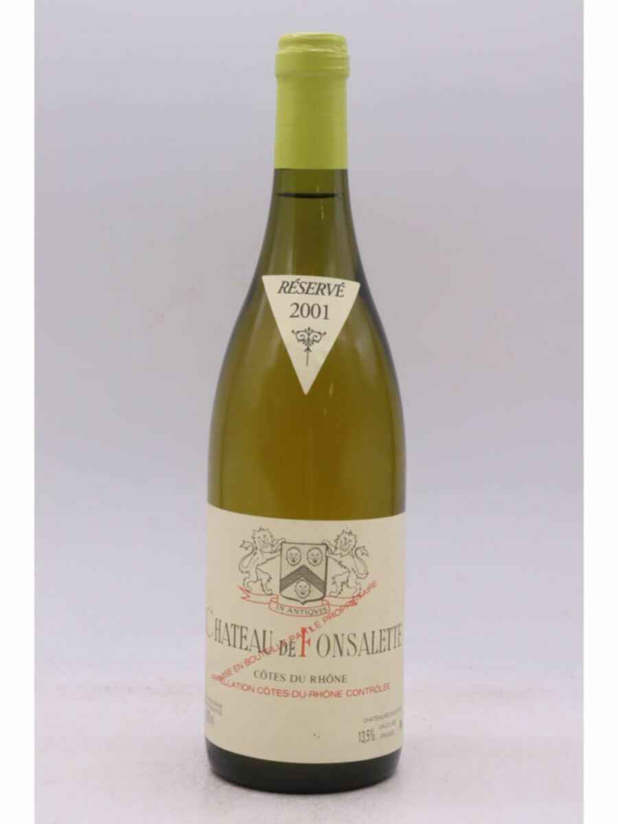 Rayas Chateau De Fonsalette Reserve Blanc 2001