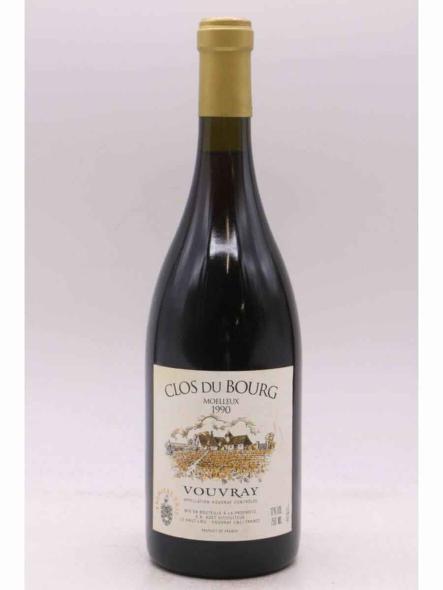 Huet Vouvray Clos Du Bourg 1er Trie Moelleux 1990