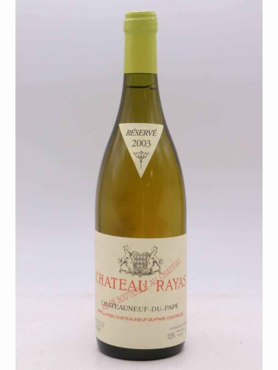 Rayas Chateauneuf Du Pape Reserve Blanc 2003