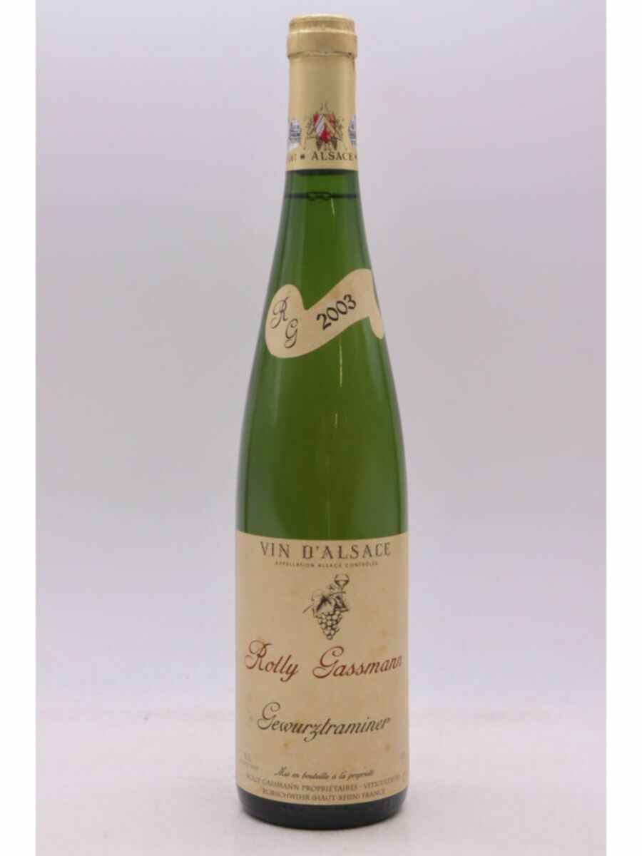 Rolly Gassmann Alsace Gewurztraminer 2003