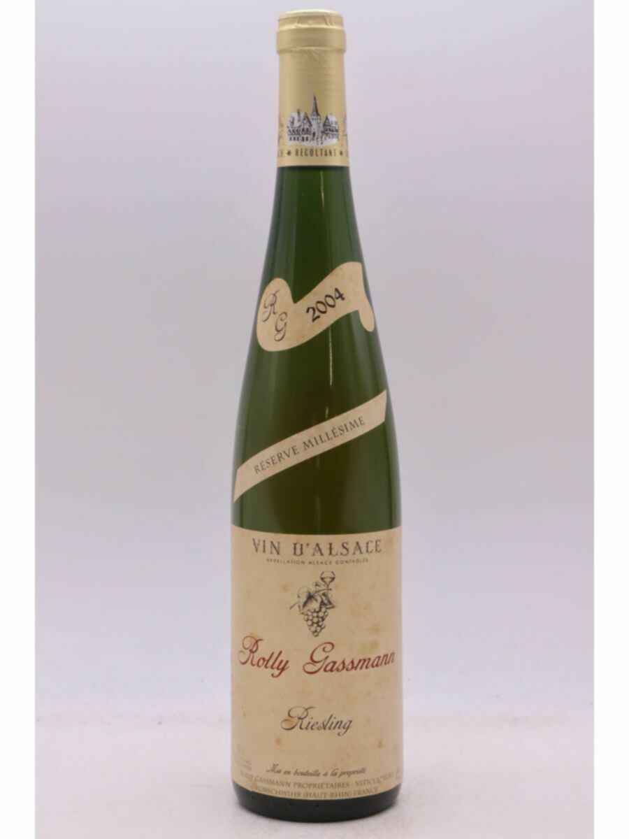 Rolly Gassmann Alsace Riesling 2004