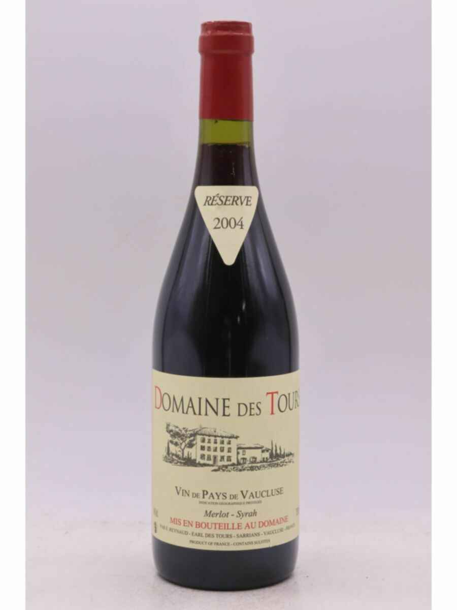 Rayas Domaine Des Tours Vaucluse Merlot-syrah Reserve 2004