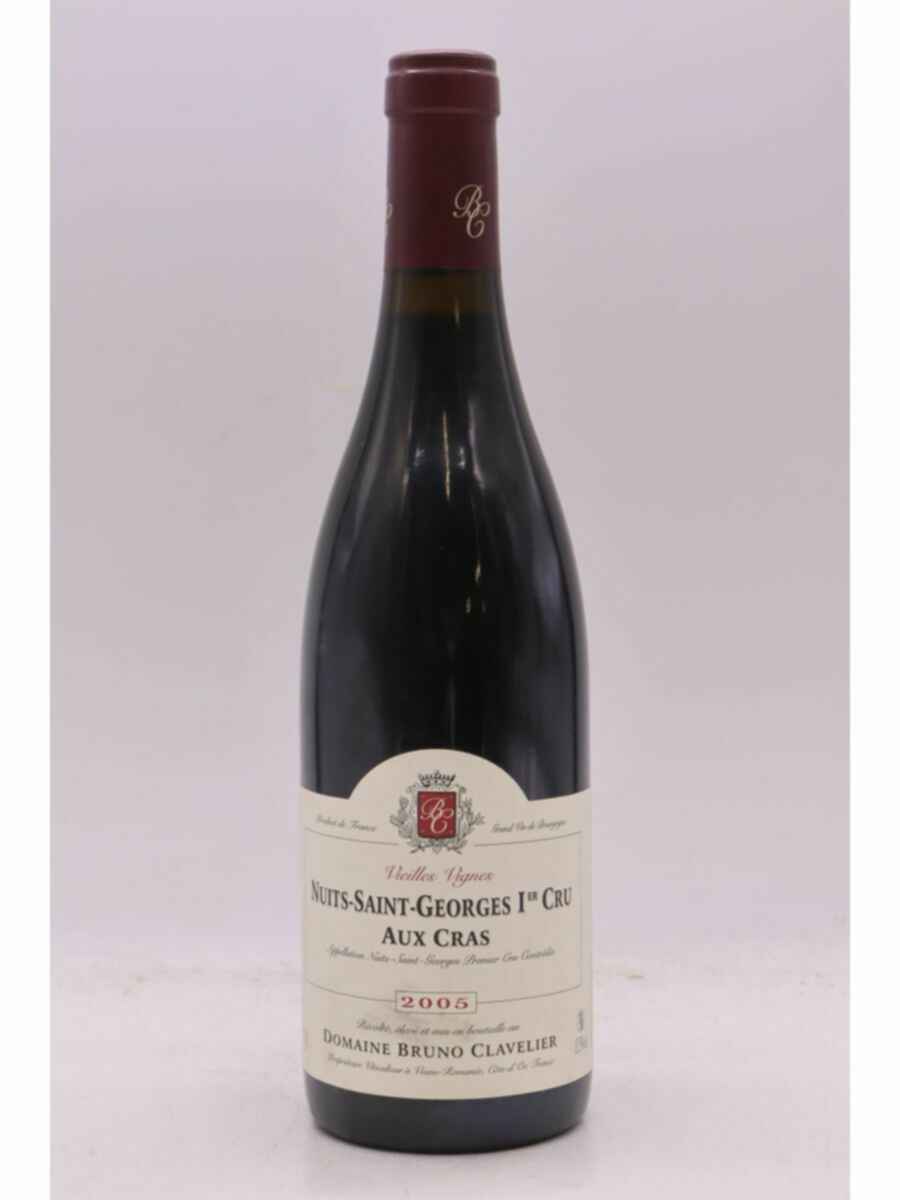 Bruno Clavelier Nuits St Georges Aux Cras 1er Cru 2005