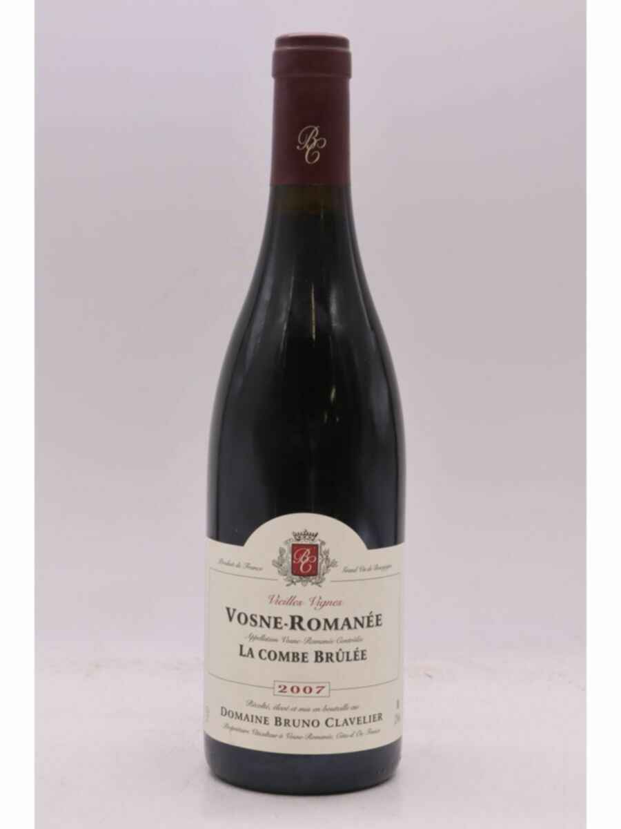 Bruno Clavelier Vosne Romanee La Combe Brulee 2007