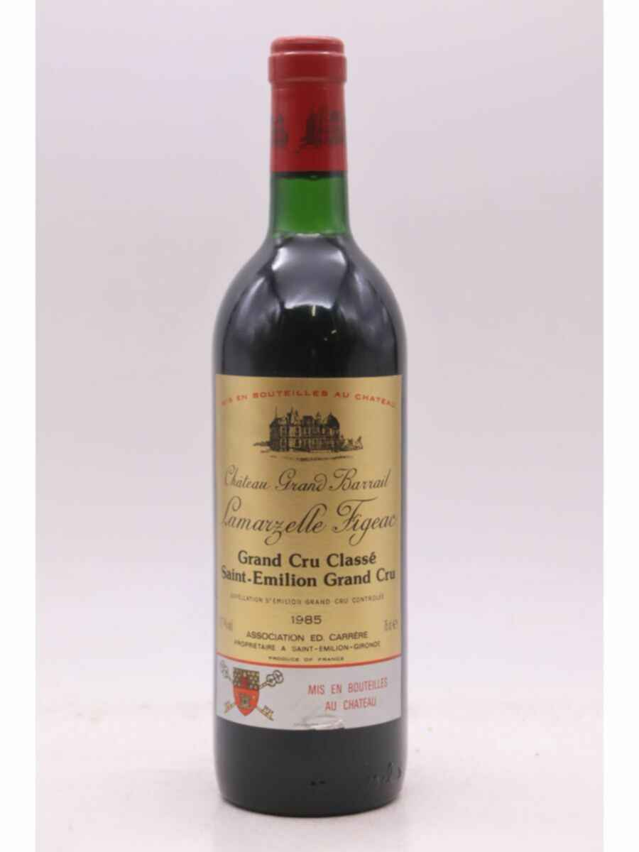 Chateau Grand Barrail Lamarzelle Figeac, 1985
