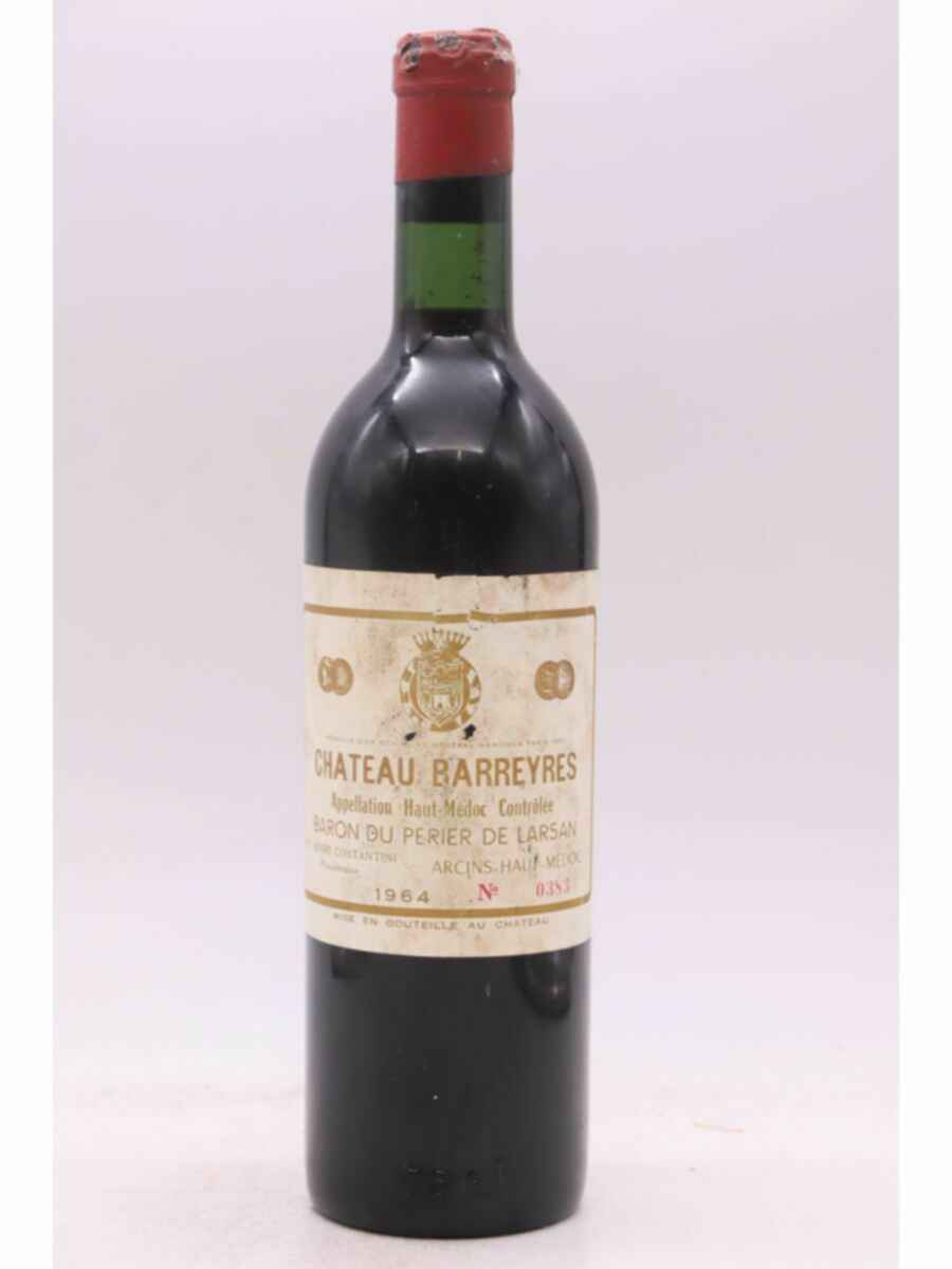 Chateau Barreyres, 1964