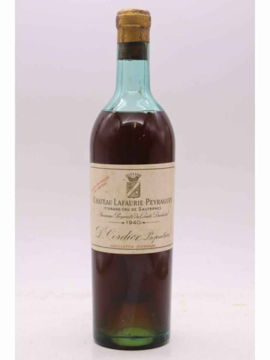 Chateau Lafaurie Peyraguey 1940