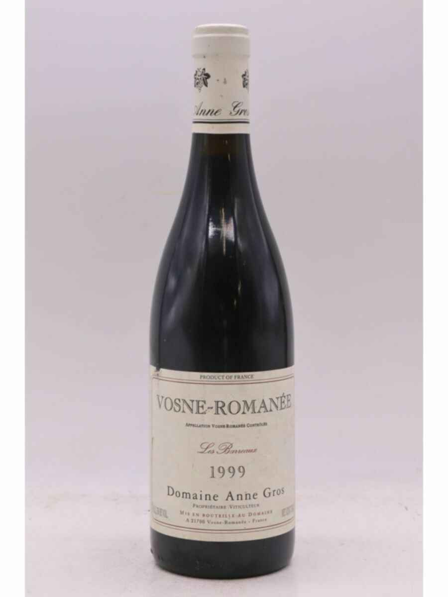 Anne Gros Vosne Romanee Les Barreaux 1999