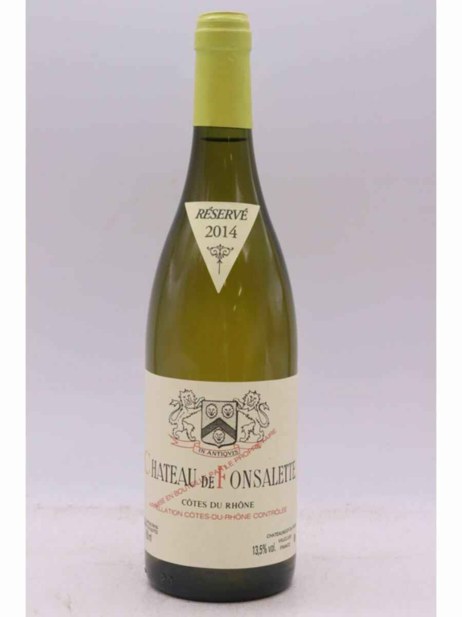 Rayas Chateau De Fonsalette Reserve Blanc 2014