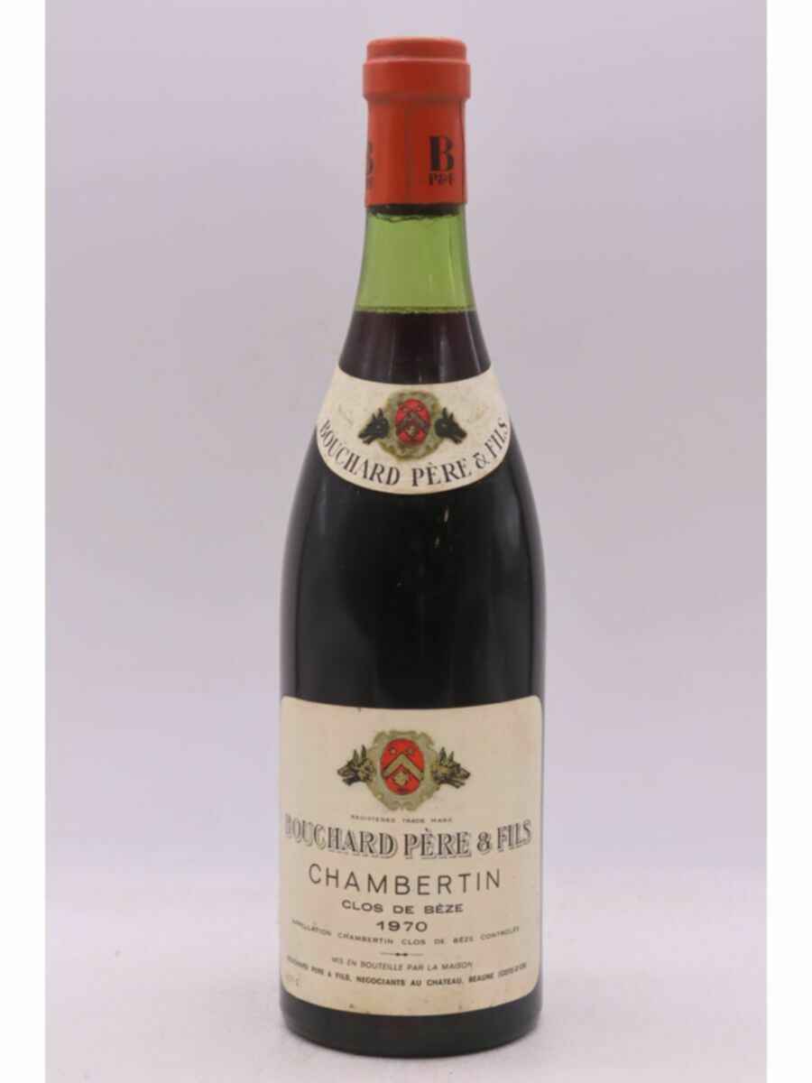 Bouchard P&f Chambertin Clos De Beze Grand Cru, 1970