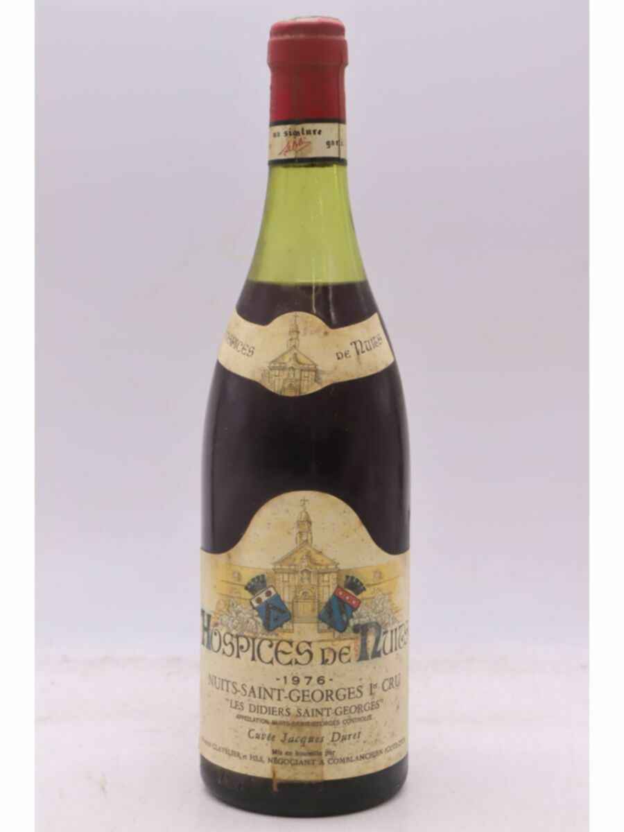 Clavelier Et Fils Hospices De Nuits Nuits Saint Georges 1er Cru Les Didiers Cuvee Jacques Duret 1976