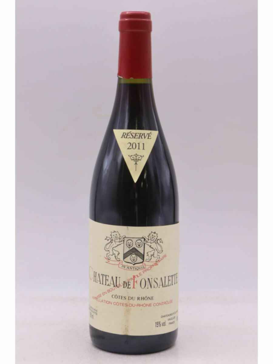 Rayas Chateau De Fonsalette Reserve 2011