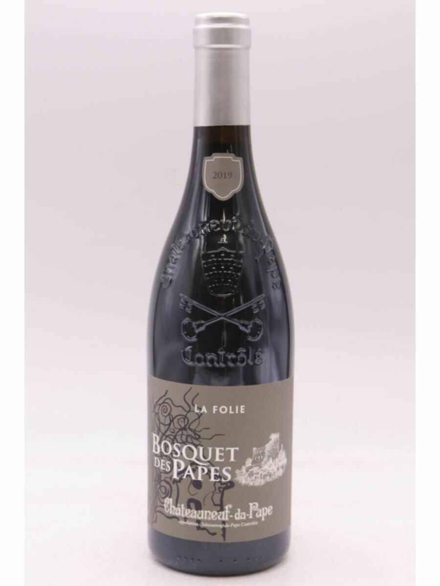 Bosquet Des Papes Chateauneuf Du Pape La Folie Rouge 2019
