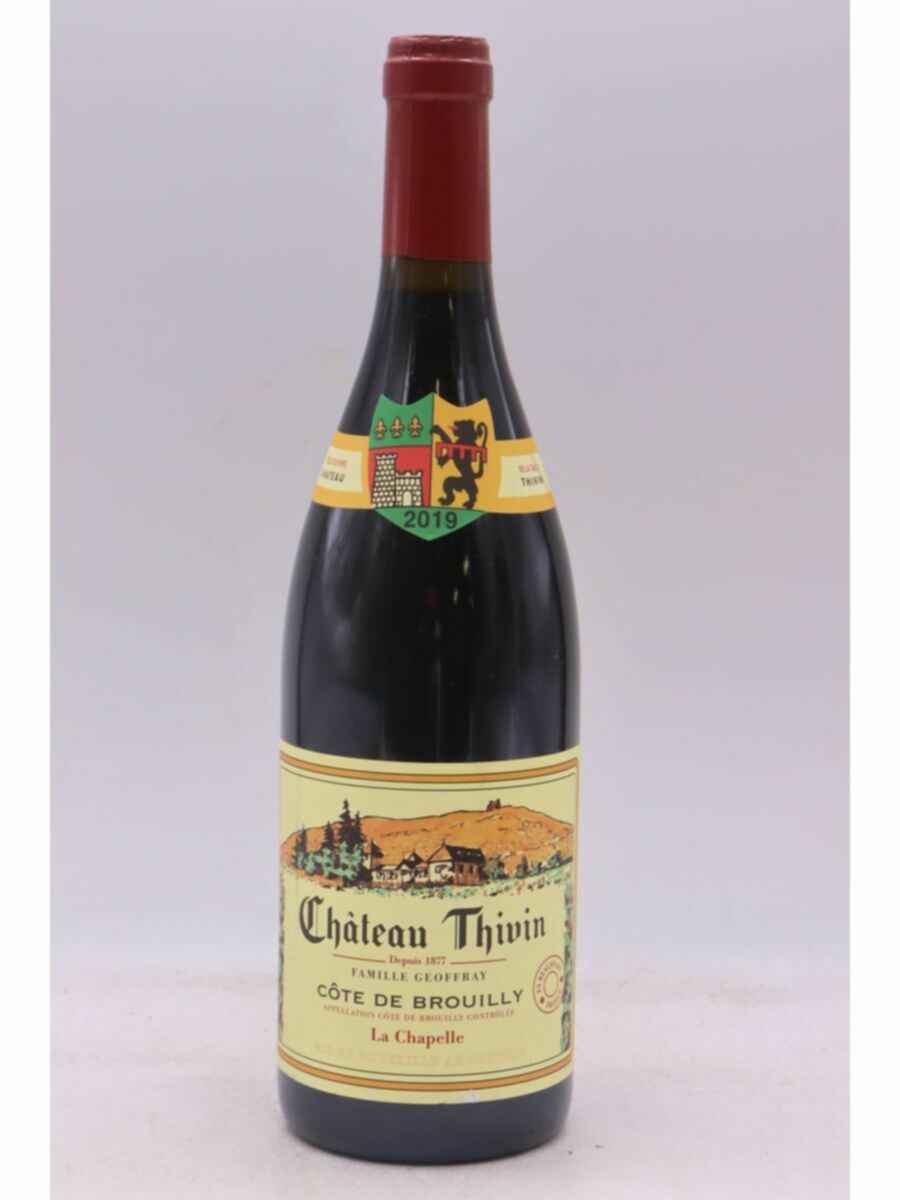 Thivin Cote De Brouilly Cuvee La Chapelle 2019