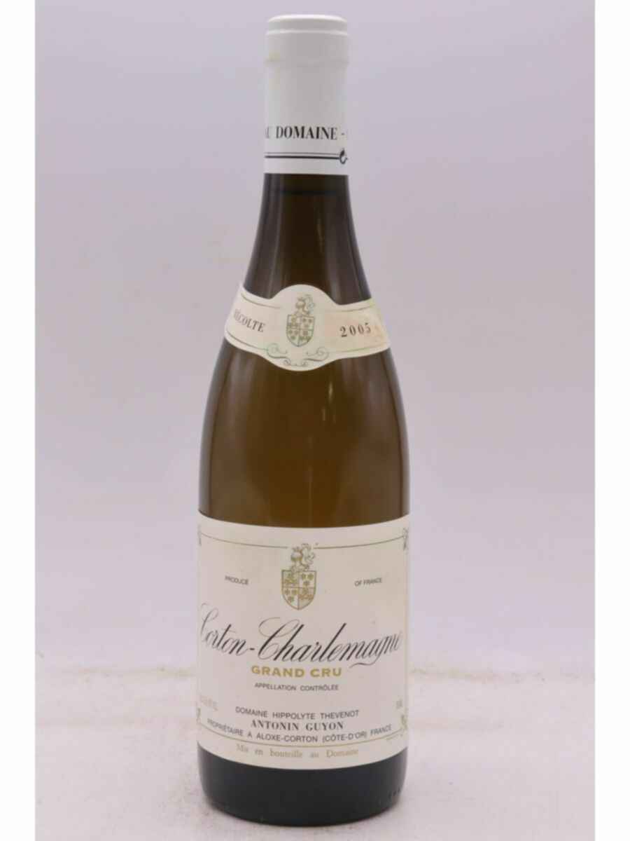 Antonin Guyon Corton Charlemagne Grand Cru 2005