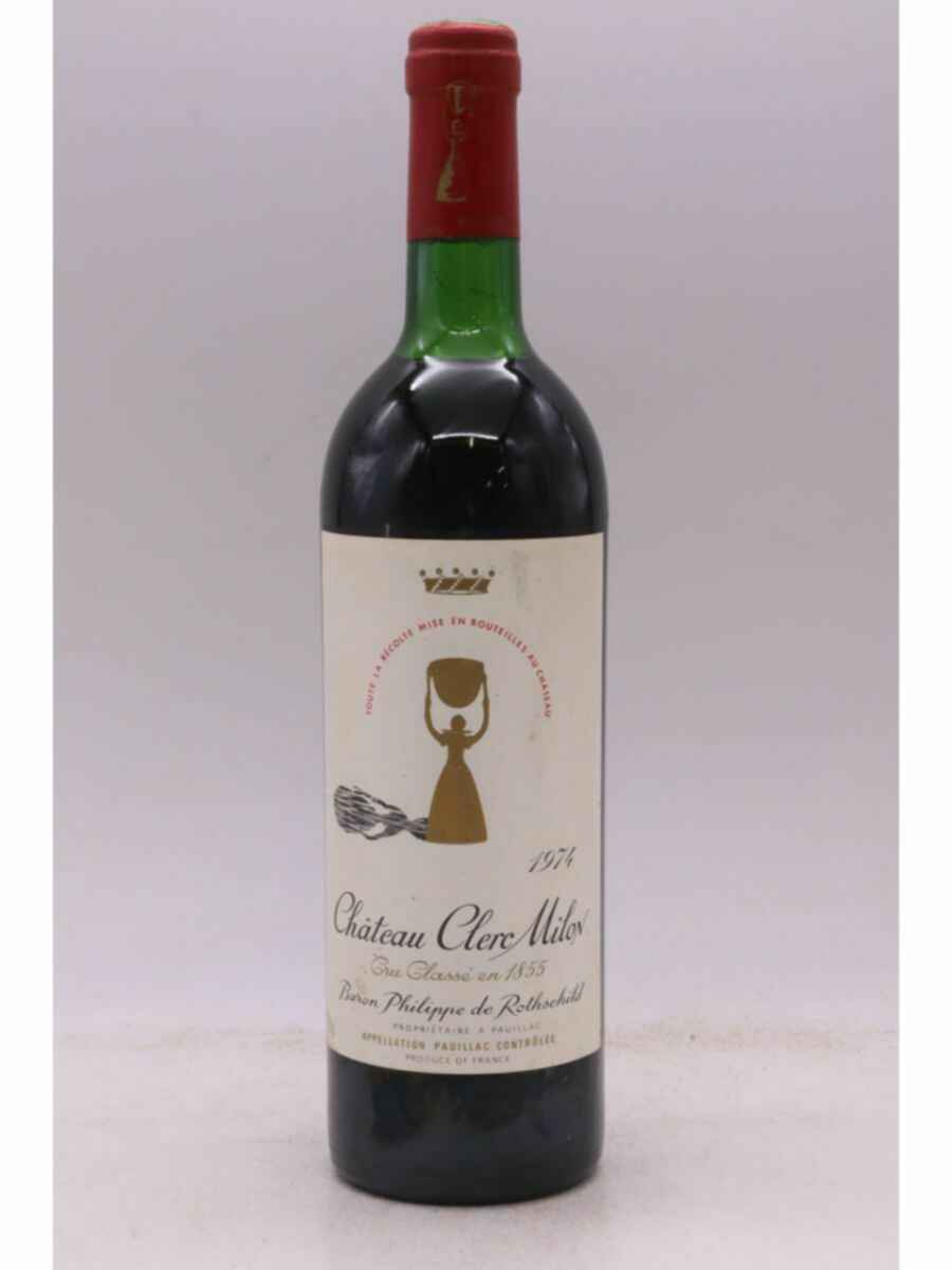 Chateau Clerc Milon 1974