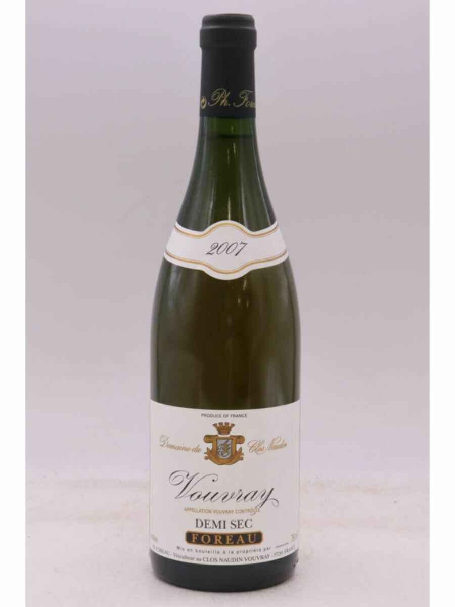 Foreau Vouvray Demi Sec 2007