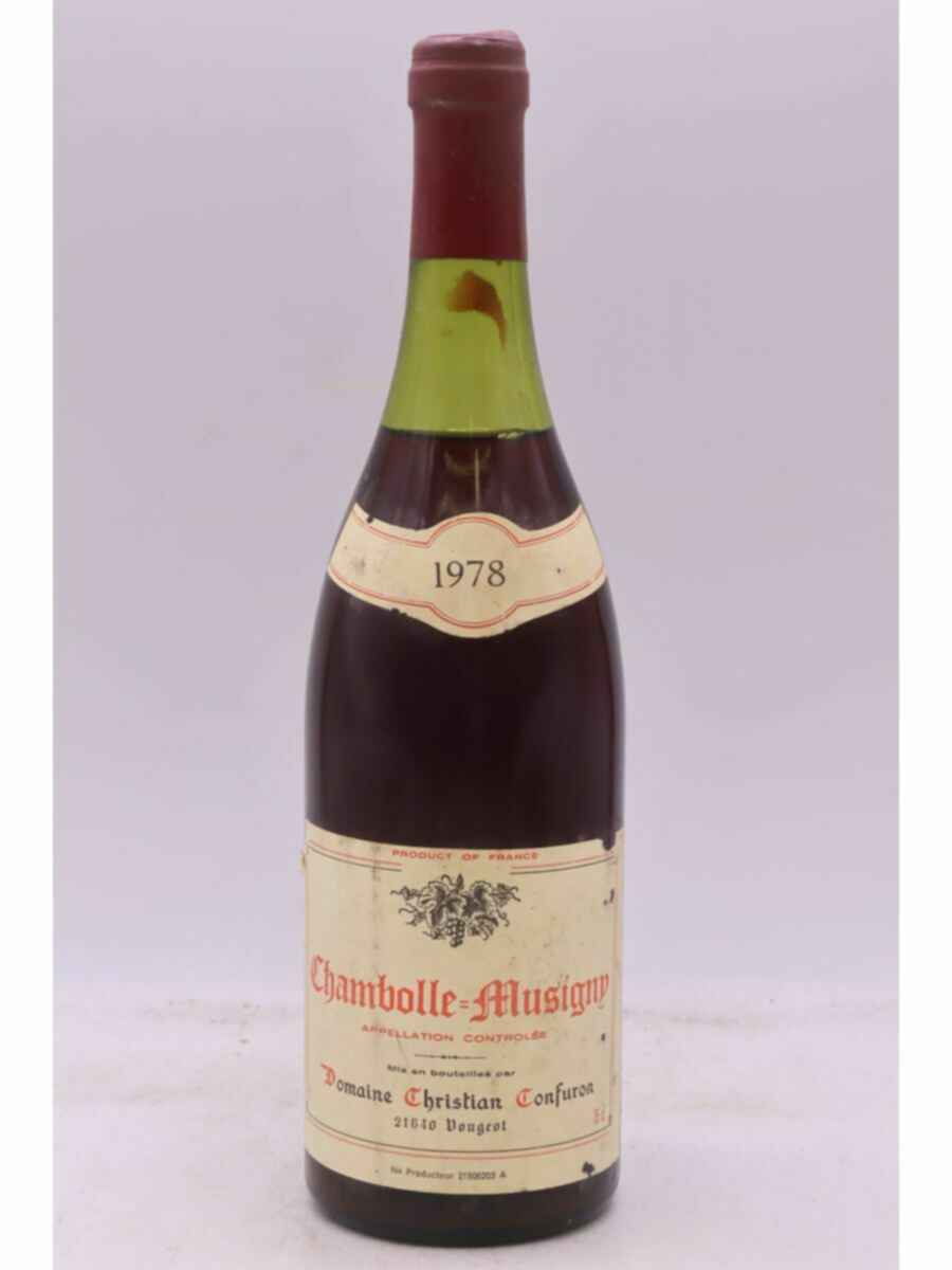 Christian Confuron Chambolle Musigny 1978