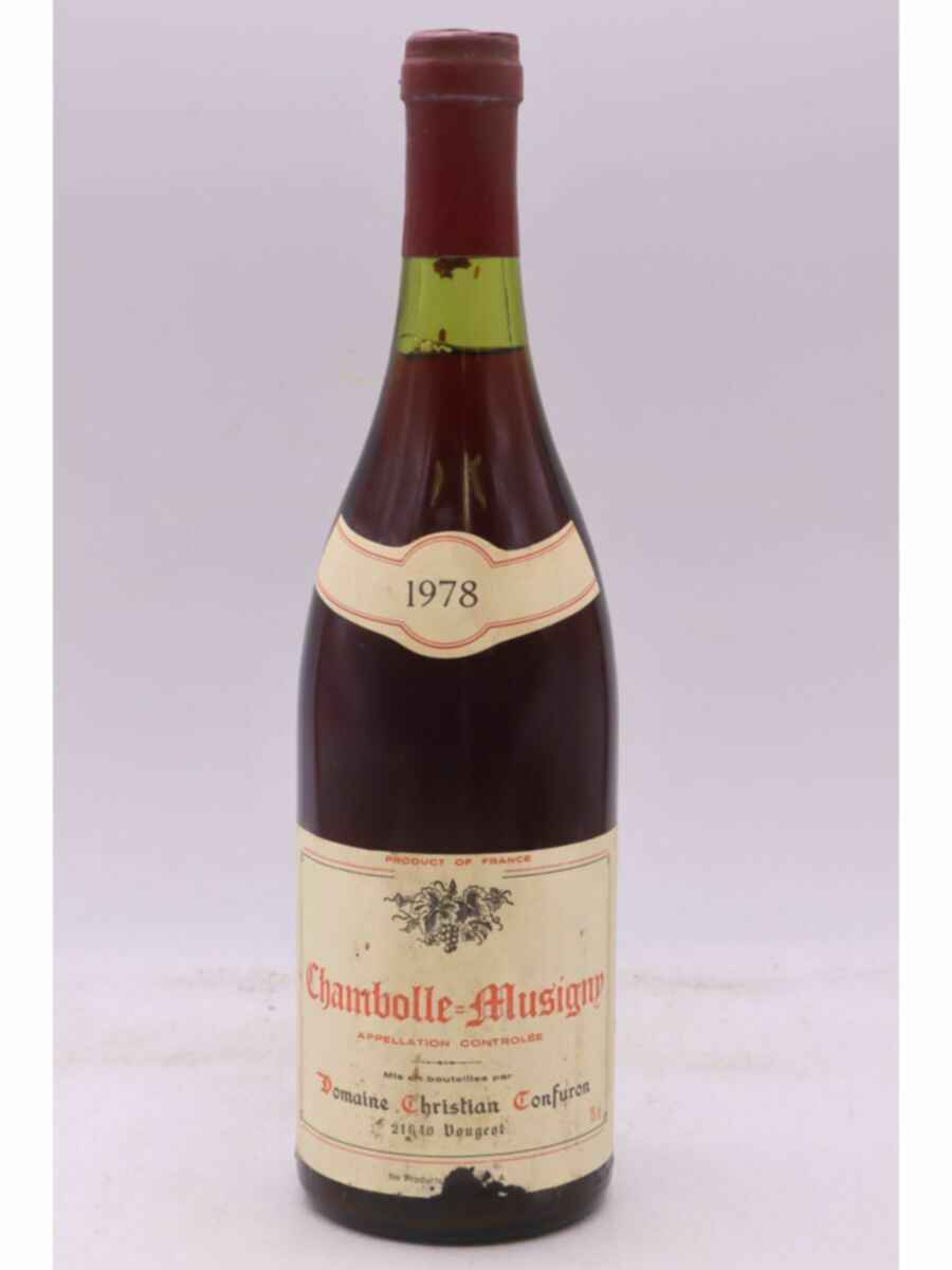 Christian Confuron Chambolle Musigny 1978