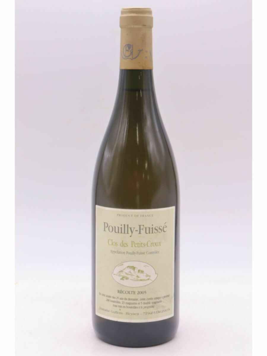 Guffens-heynen Croux Et Petits Croux Pouilly-fuissé 2005