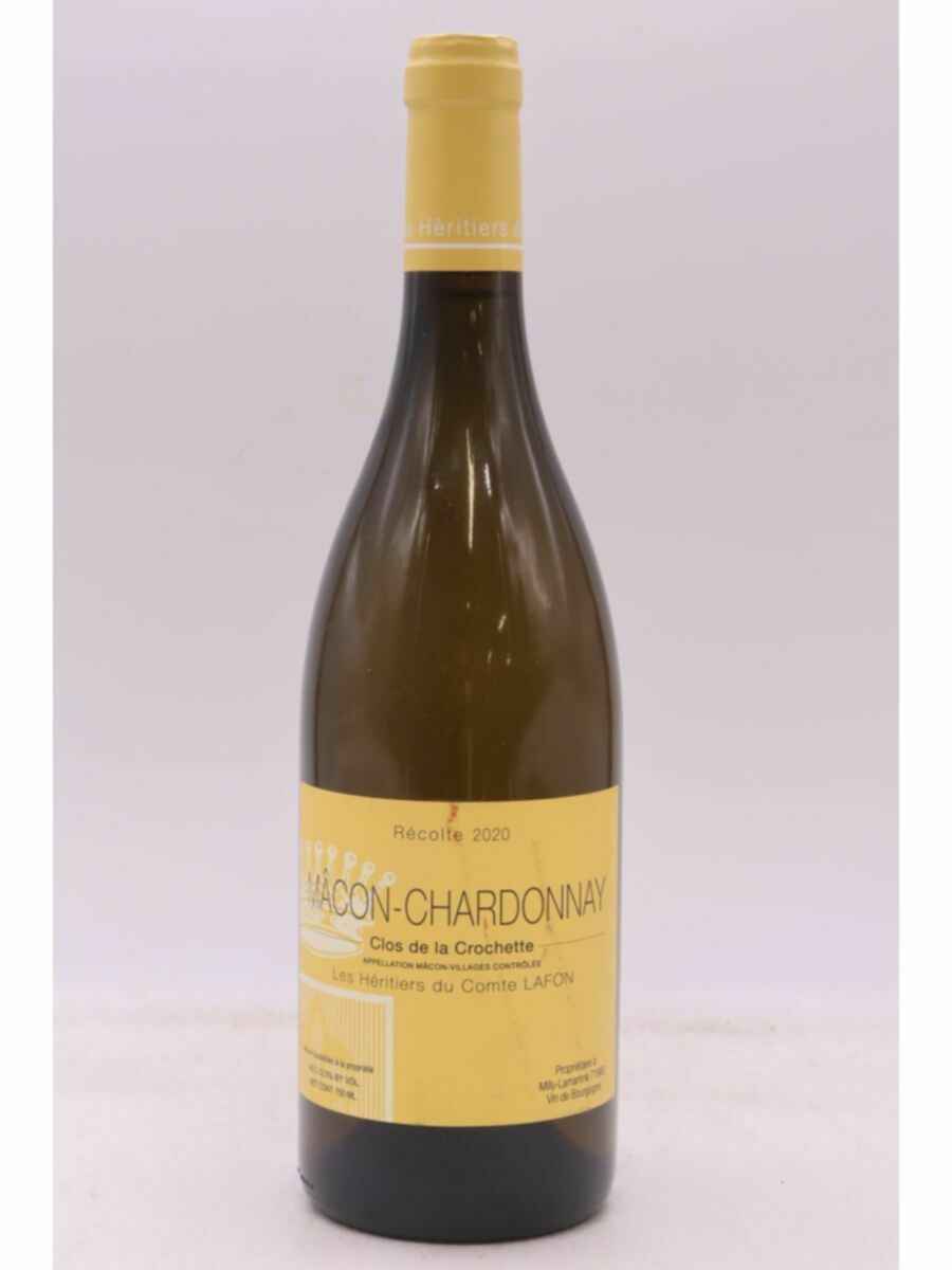 Heritiers Du Comte Lafon Macon Chardonnay Clos De La Crochette 2020