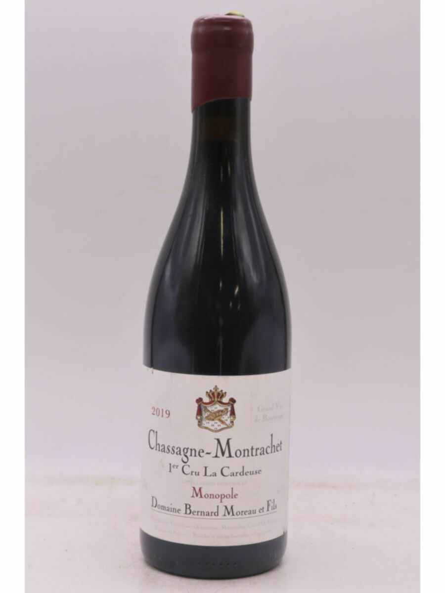 Bernard Moreau Chassagne Montrachet La Cardeuse Rouge 1er Cru 2019