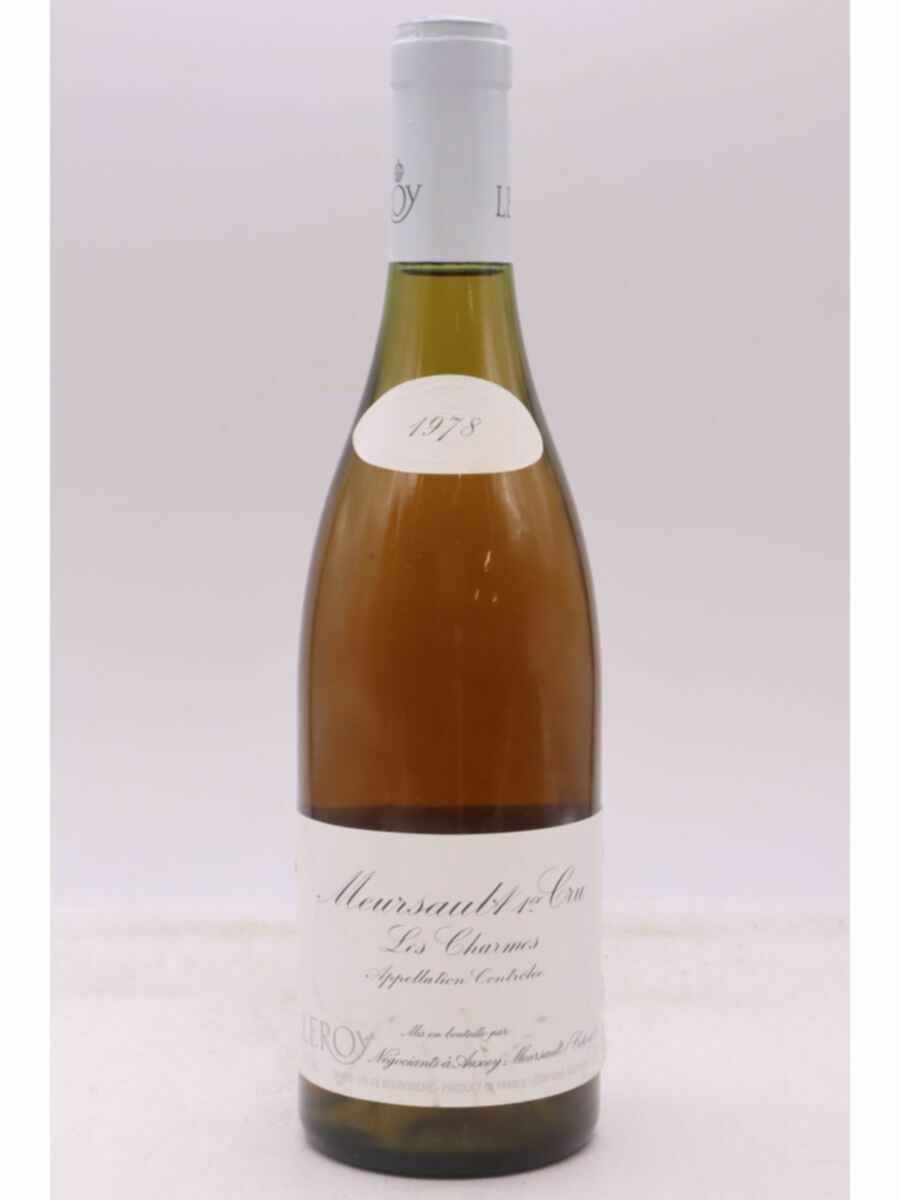 Maison Leroy Meursault Perrieres 1er Cru 1978