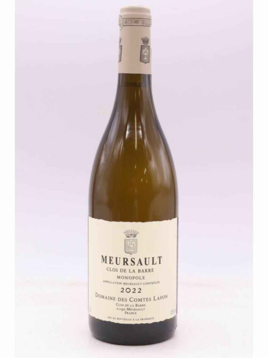 Des Comtes Lafon Meursault Clos De La Barre 2022