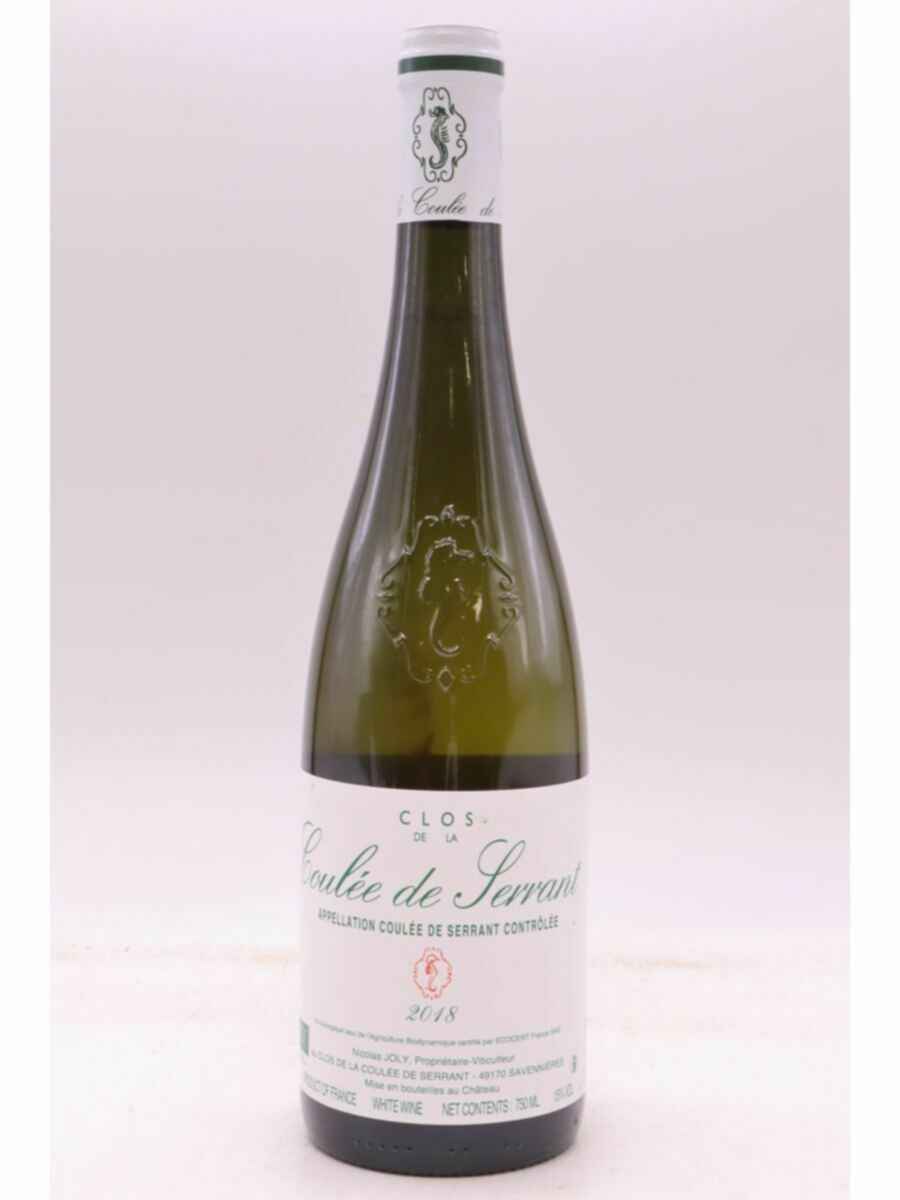 Nicolas Joly Savennieres Clos De La Coulee De Serrant 2018