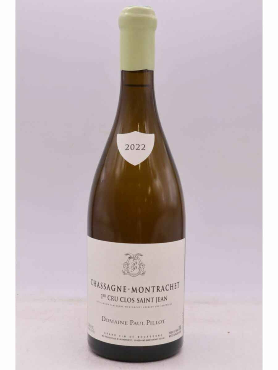Paul Pillot Chassagne Montrachet Clos St Jean Blanc 1er Cru 2022